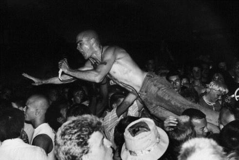 Black Flag Singer Henry Rollins, Photo By Edward Colver in 1981